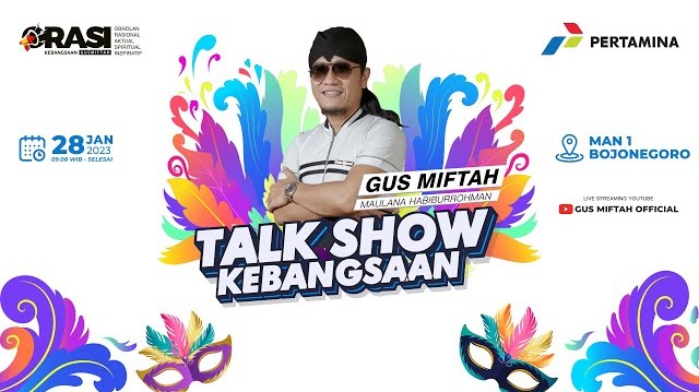 Live Gus Miftah Talkshow Kebangsaan Di Man Bojonegoro