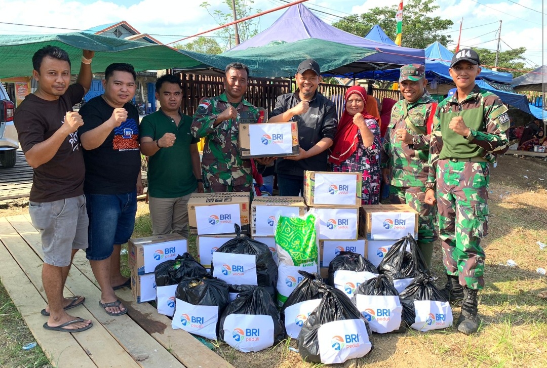 CSR BRI Peduli Salurkan Bantuan Warga Terdampak Bencana Banjir Bandang