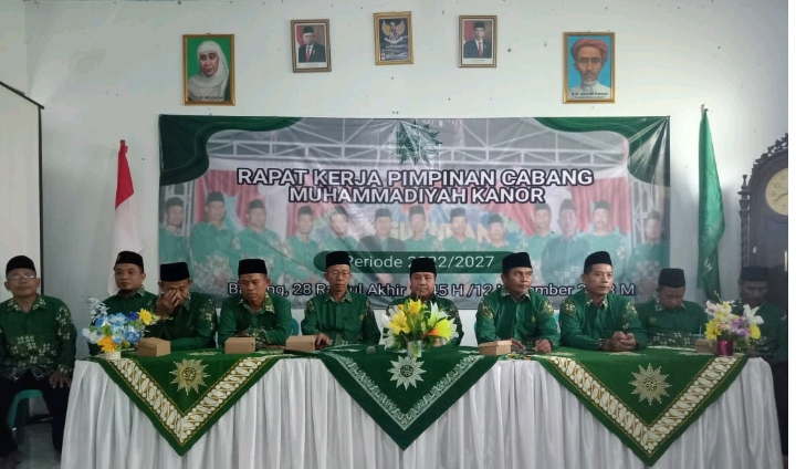 Pc Muhammadiyah Kanor Gelar Rapat Kerja Selaraskan Langkah Organisasi