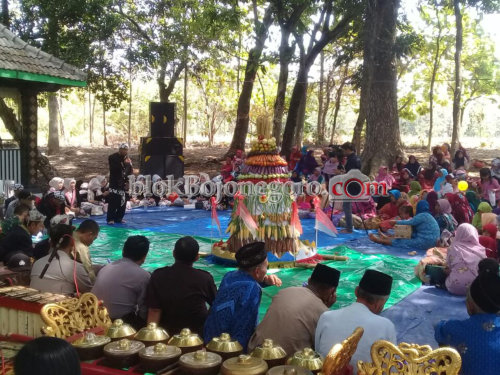 Rasa Syukur, Warga Sidorejo Gelar Kirab Gunungan Menuju Sumur Pudak