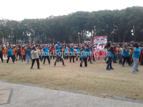 Bojonegoro Turut Pecahkan Rekor Dunia Senam Poco-Poco