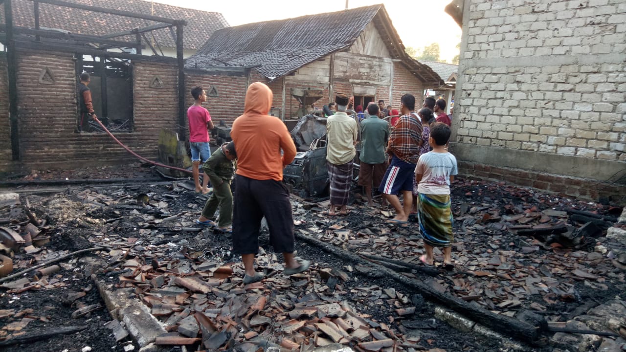 Haa...! 4,5 Ton Gabah Terbakar, Kerugian Capai Rp425 Juta