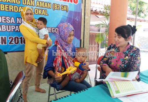18 Balita Desa Ngampel Ikut Andil Lomba Balita Sehat.