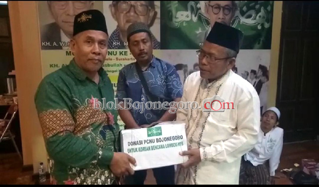 Peduli Lombok, Lazisnu Bojonegoro Galang Donasi