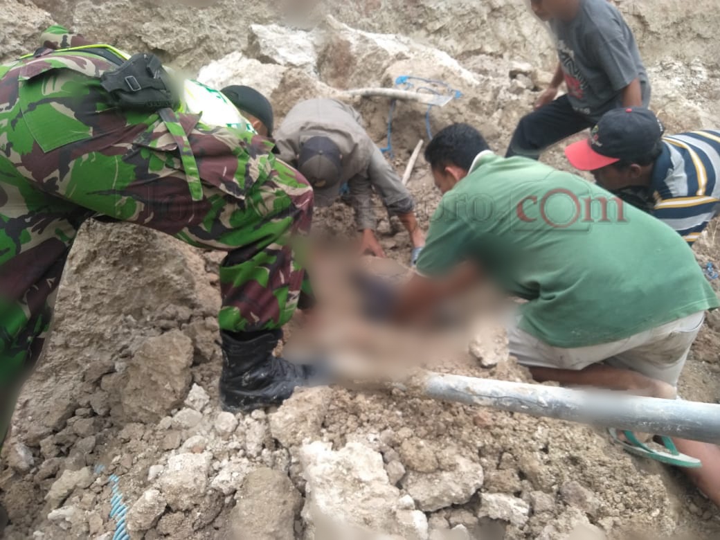 Tambang Pasir di Padangan Longsor, Satu Meninggal Dunia