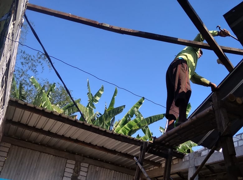 2 Rumah Rusak Diterjang Puting Beliung