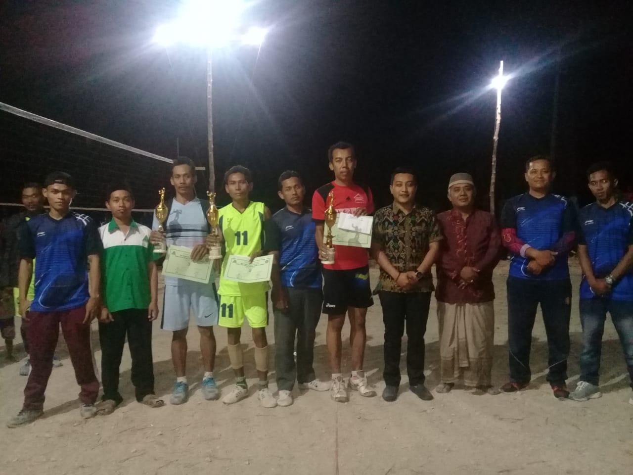 PAC Ansor Temayang dan Kartar Soko Gelar Final Volly