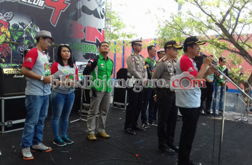 Wabup Hadiri Anniversary Bojonegoro Ninja Club di Stadion