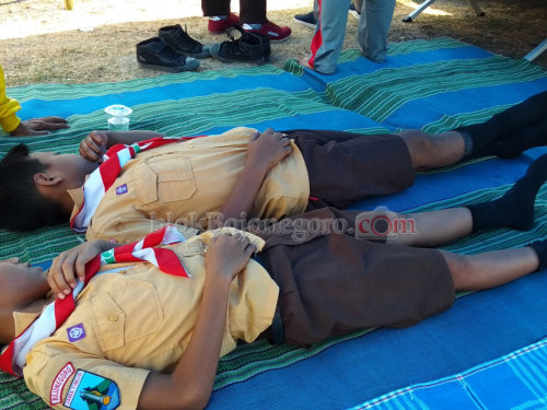 Kelelahan, Peserta Jambore Purwosari Pingsan Saat Upacara