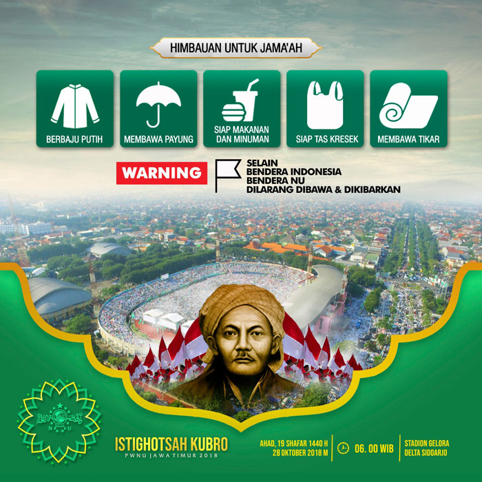 Seribuan Warga NU Bojonegoro Berangkat ke Sidoarjo