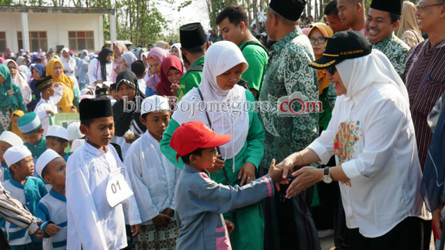 Hadir di Pawai Taaruf di Kedungsari, ini Pesan Bupati...