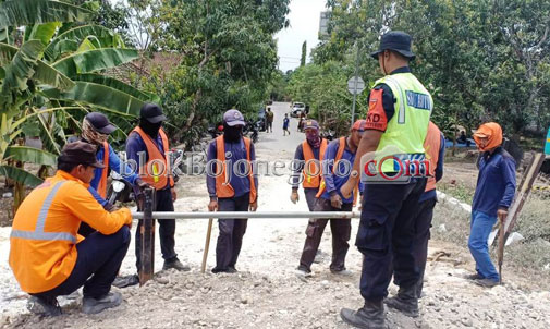 PT. KAI Tutup Perlintasan Kereta Api Liar