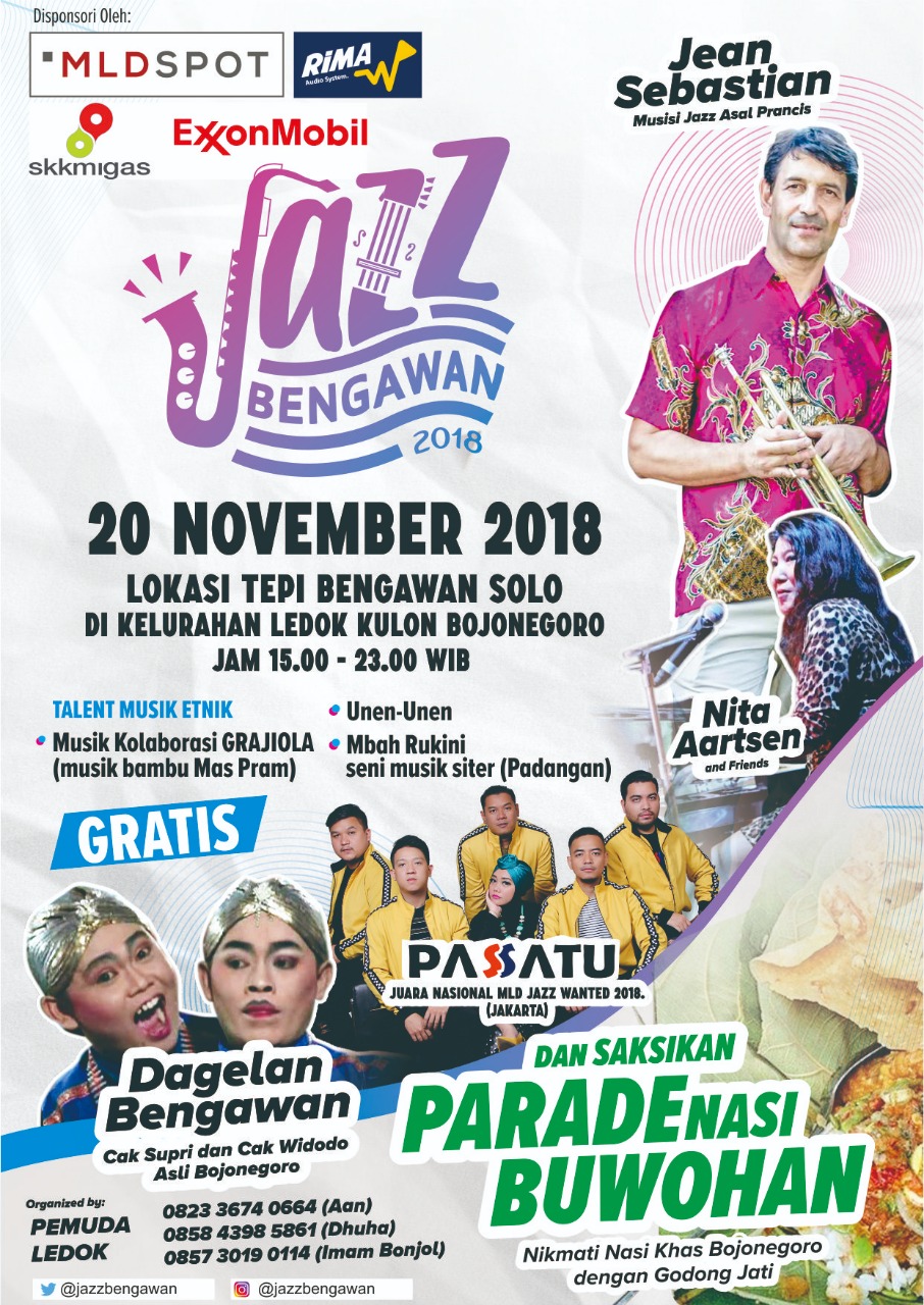 Kampanyekan Pelestarian Budaya, Jazz Bengawan Kembali Dihelat