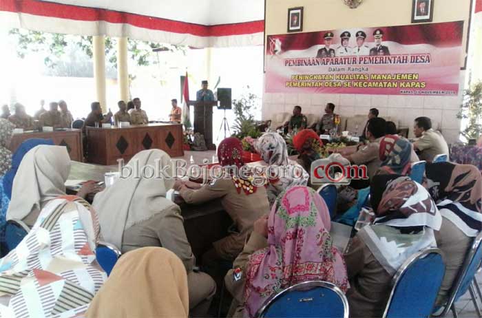 Pembinaan, Ini Pesan Wabup untuk Pemdes se-Kecamatan Kapas