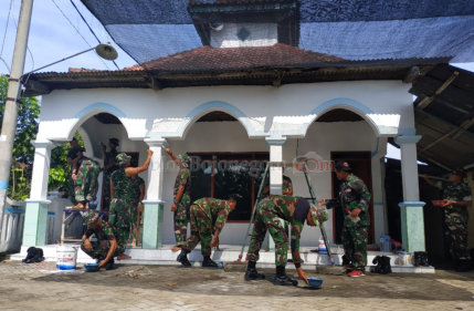 Guyub Rukun, Kodim 0813 bersama Warga Plesungan Turut Karya Bakti