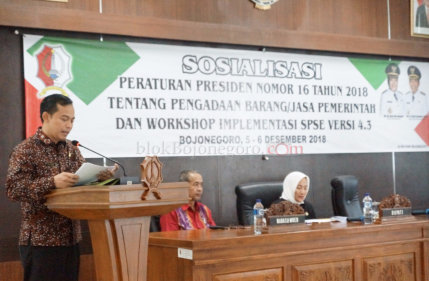 Pemkab Sosialisasikan Peraturan Baru tentang Pengadaan Barang dan Jasa