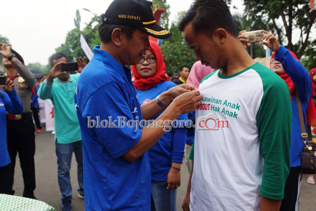 Lepas Aksi Solidaritas Peduli HIV AIDS, ini Pesan Wabup