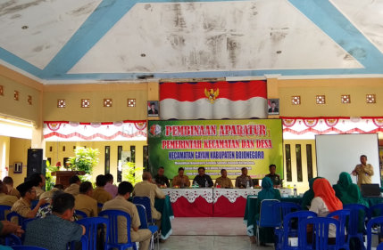 Optimalkan Pelayanan, Kecamatan Gayam Bina Aparatur Hingga Pemdes
