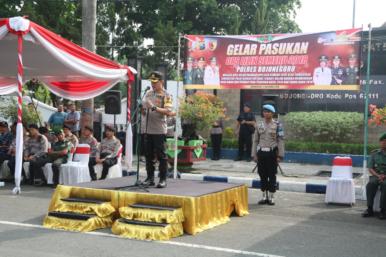 Apel Gelar Pasukan Operas Lilin 2018, Sinergitas Perlu Ditingkatkan