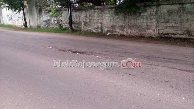 Jalan Berlubang di Lisman Sebabkan Pengendara Motor Jatuh