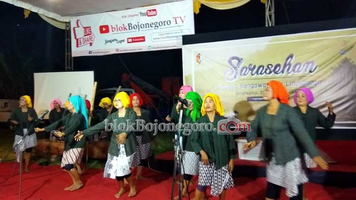 Festival Bengawan Dibuka dengan Seni Budaya Lesung Merana Jaya