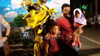 Ada Robot Transformers di CFN Alun-alun Bojonegoro