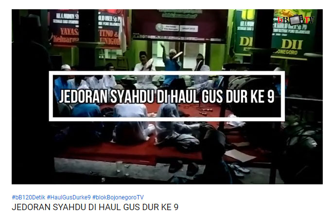 JEDORAN SYAHDU DI HAUL GUS DUR KE 9