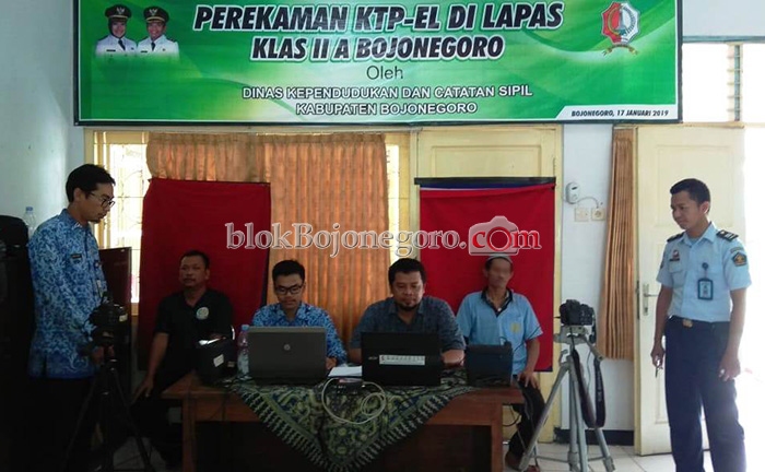 Puluhan Warga Binaan Lapas Ikuti Perekaman KTP Elektronik