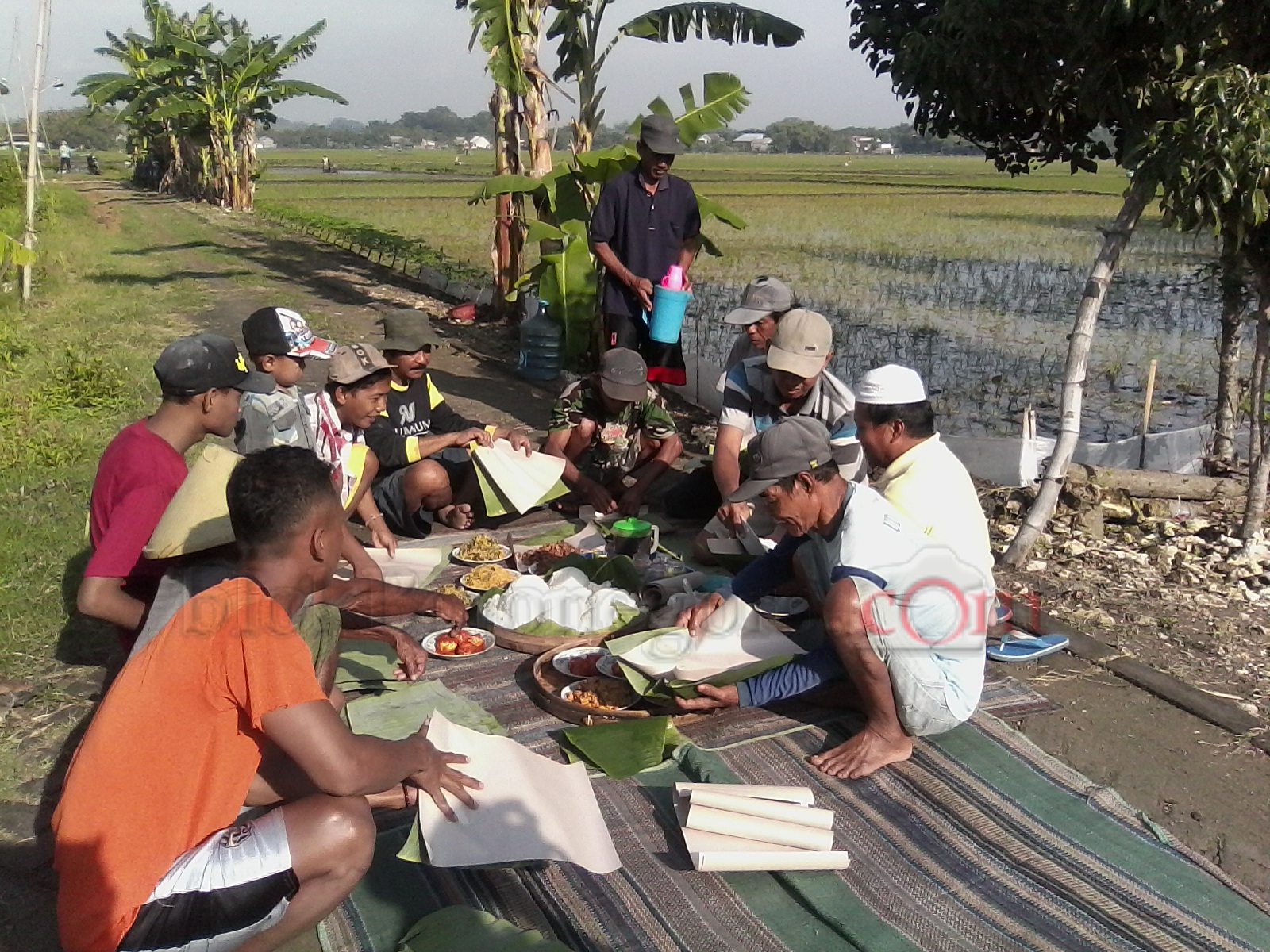 Sebelum Mulai Pembangunan, Warga Campurejo Syukuran