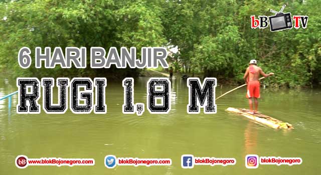 6 Hari Banjir Bengawan, Kerugian 1,8 Miliar