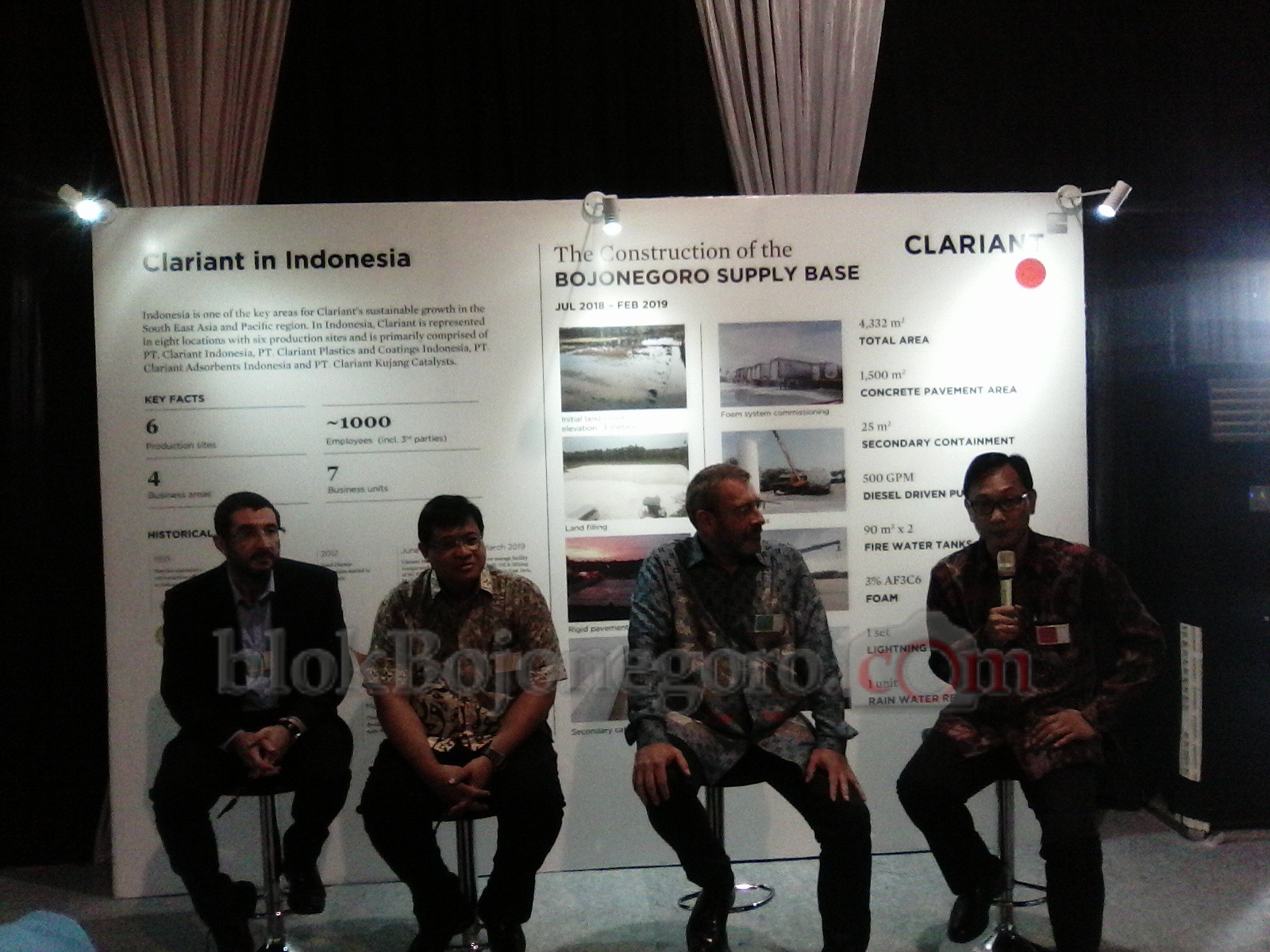 Clariant Membuka Fasilitas Baru di Bojonegoro