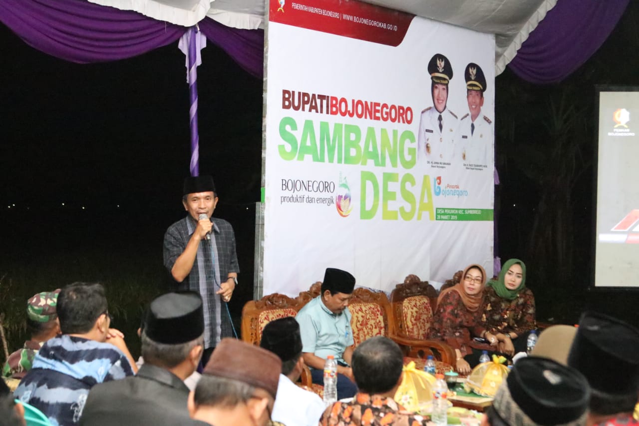 Wabup Ingatkan Bahaya Narkoba dan Perhatikan Pertanian di Sumberrejo