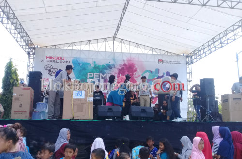 Jalan Sehat, KPU Bagikan 3000 Kupon Gratis