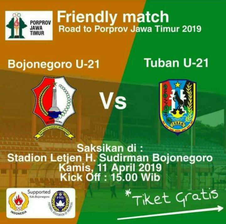 Lawan Tuban U-21, Bojonegoro Tak Pasang Target Menang