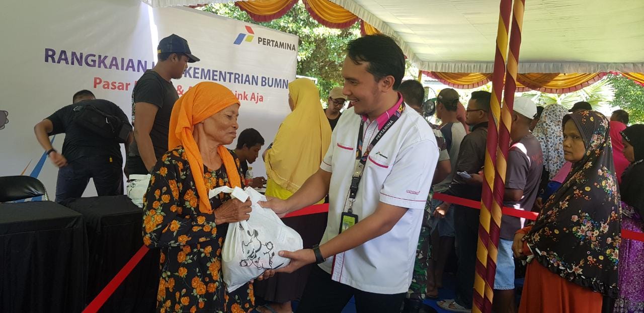 Rangkaian HUT BUMN, Pertamina Gelar Pasar Murah di Empat Lokasi