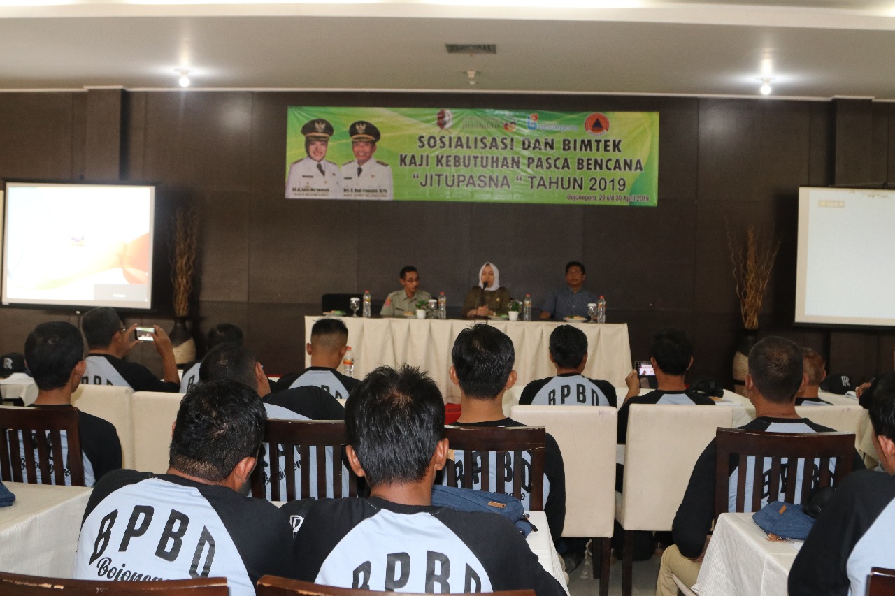 Jadi Narasumber di Bimtek JITUPASNA, ini Pesan Bupati untuk BPBD