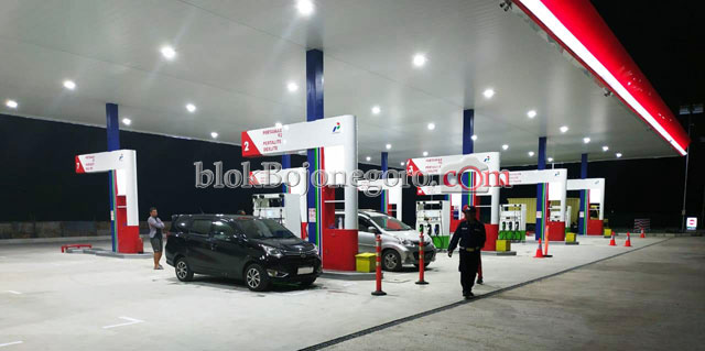 Pertamina Uji Operasi SPBU Baru di Tol Surabaya-Ngawi