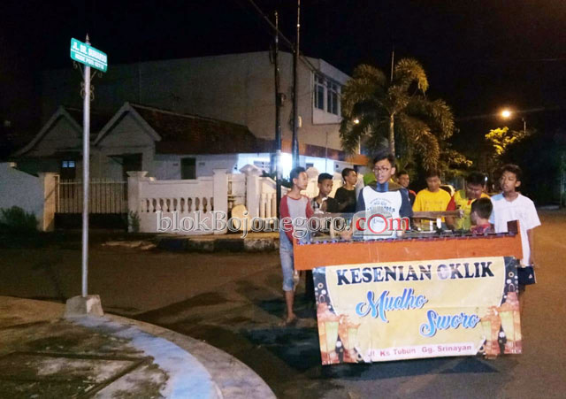 Kesenian Oklik, Musik Gugah Saur Bojonegoro