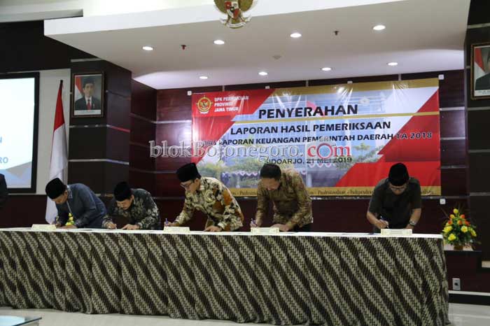 BPK Nilai WTP Laporan Keuangan Bojonegoro