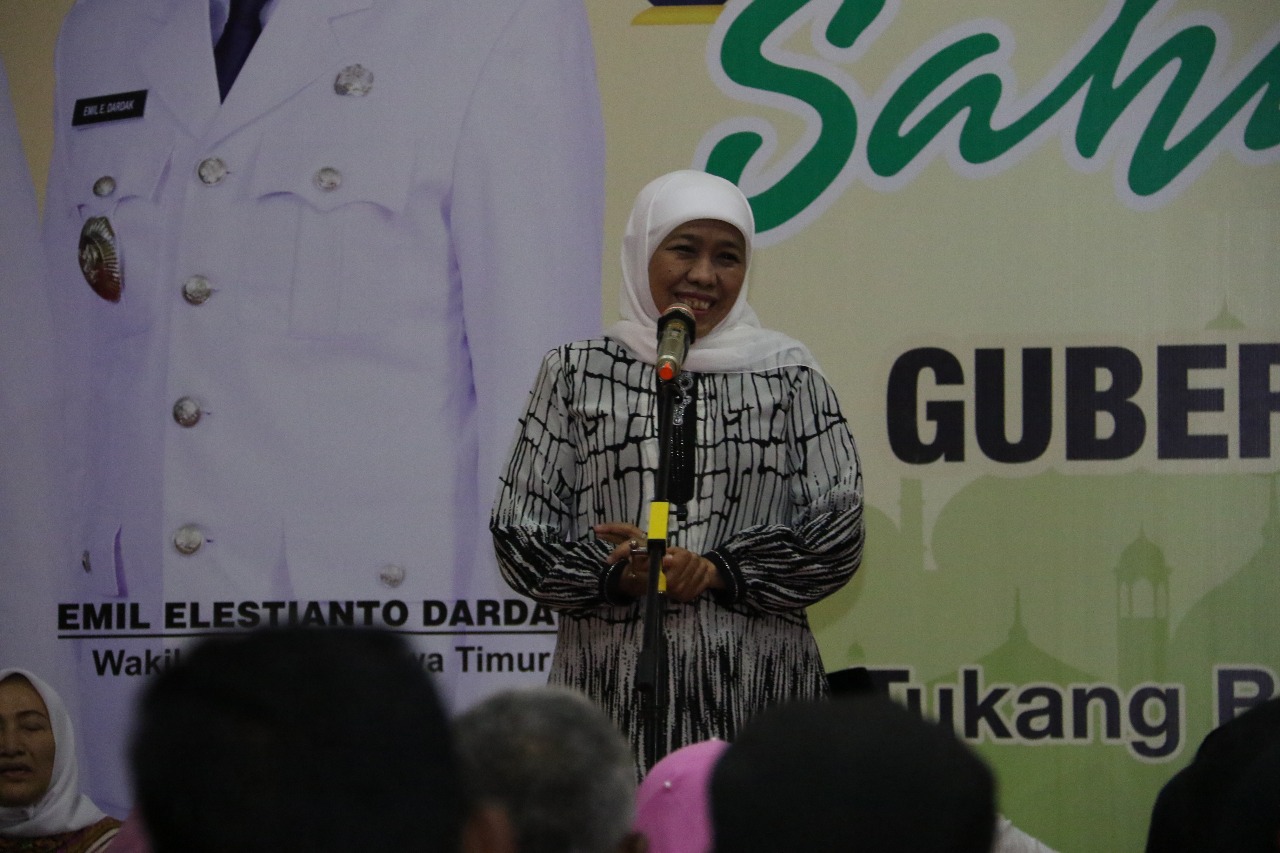 Khofifah Fokuskan Penurunan Kemiskinan di Jawa Timur