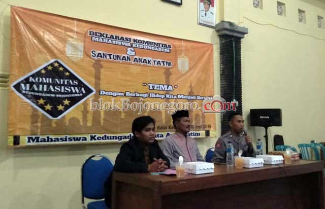 Mahasiswa Kedungadem Deklarasi Menjadi Komunitas