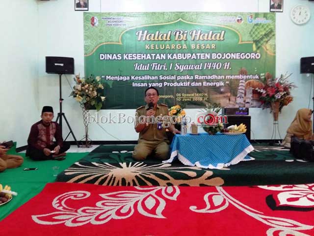 Perkuat Pengabdian, Dinkes isi Pengajian Saat Halal Bi Halal