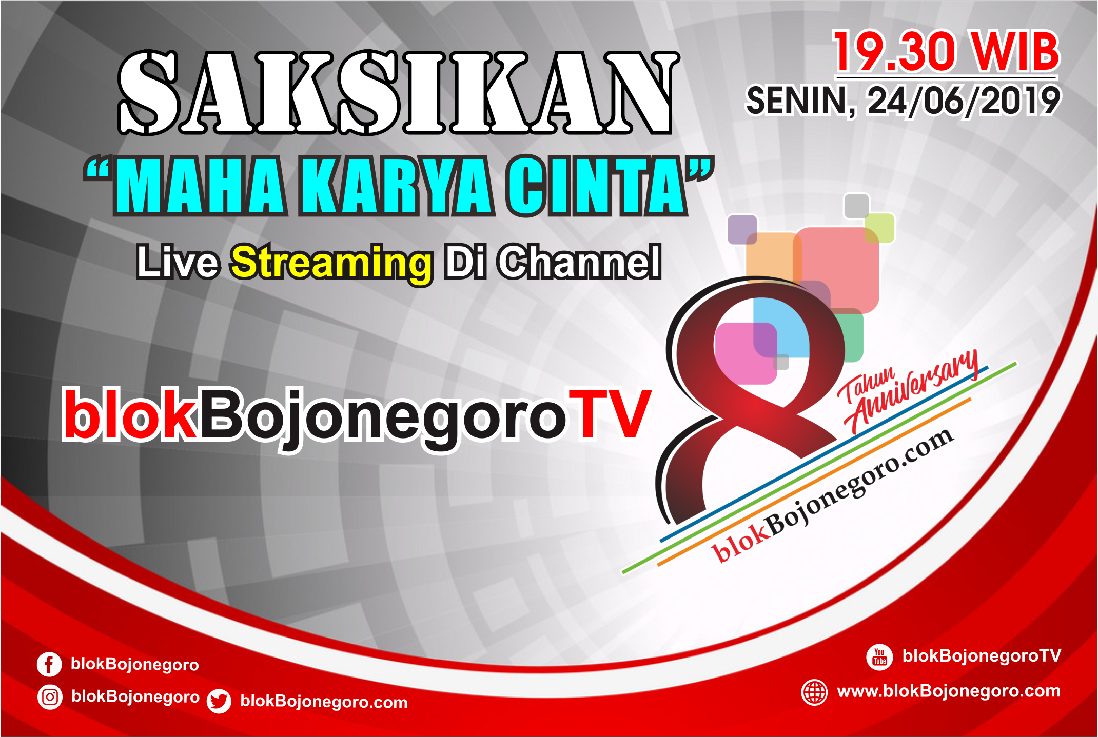 Saksikan Mahakarya Cinta Live Streaming