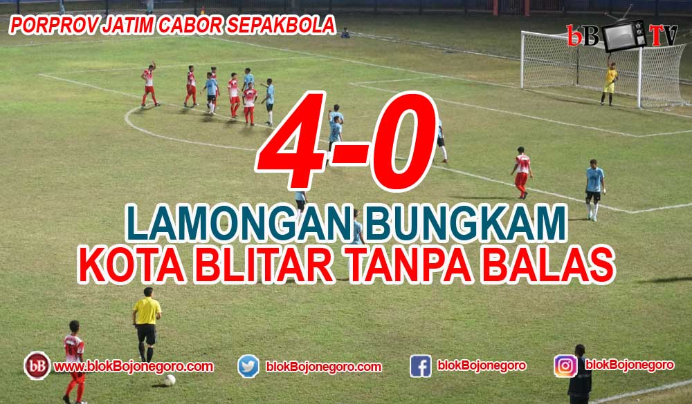 4-0 Lamongan Bantai Kota Blitar Tanpa Balas