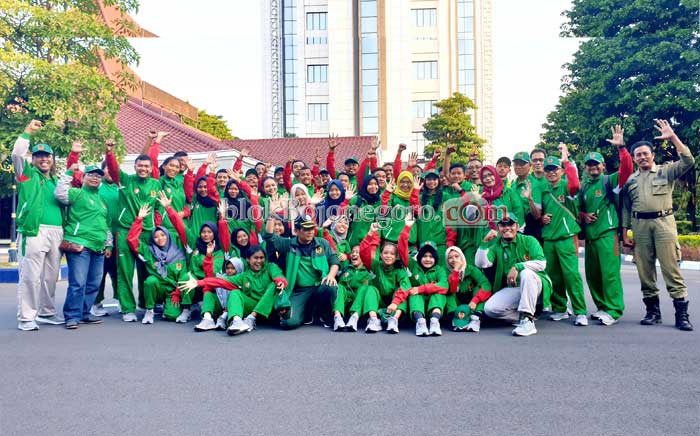 Atlet Semangat Menuju ke Penutupan