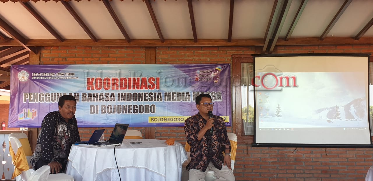 BBJT Koordinasi Penggunaan Bahasa Indonesia Media Massa