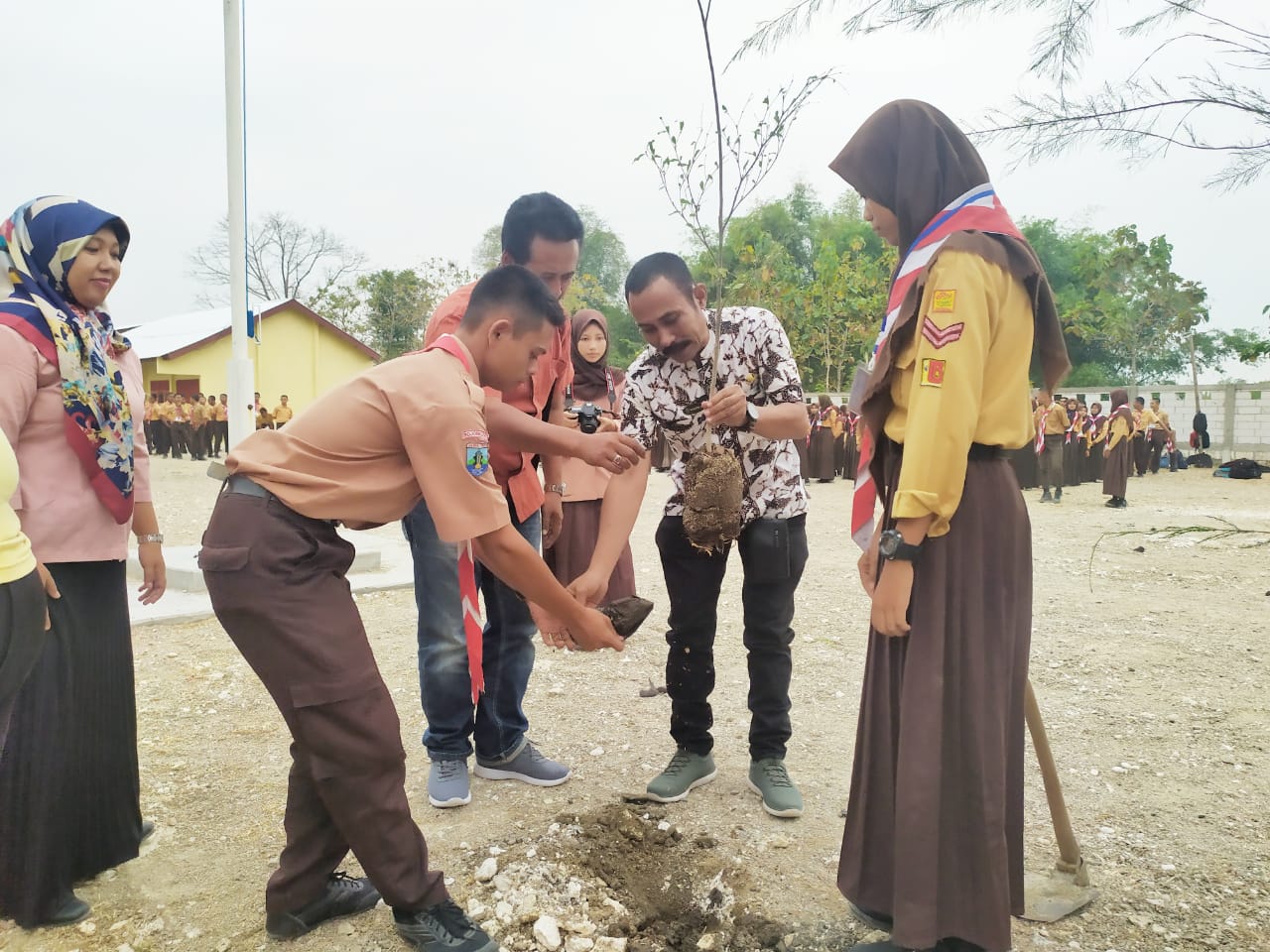 Tanam Pohon, Tutup Rangkaian MPLS SMKN Purwosari