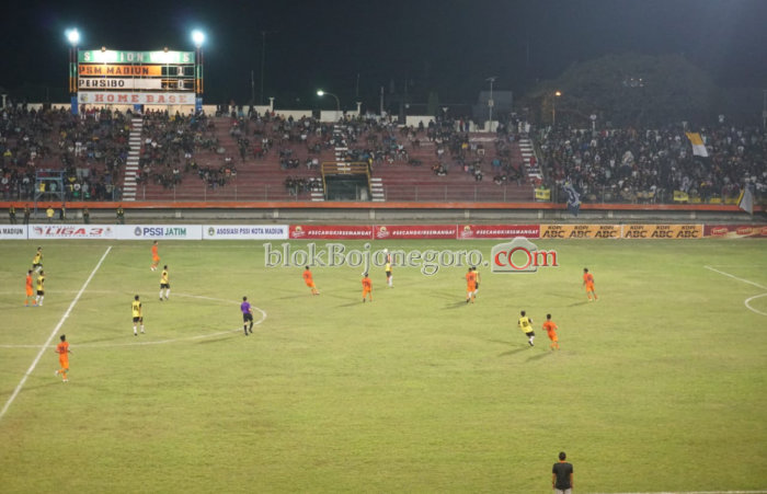 Dramatis, Laga Persibo Kontra PSM Madiun Berakhir Imbang 2-2