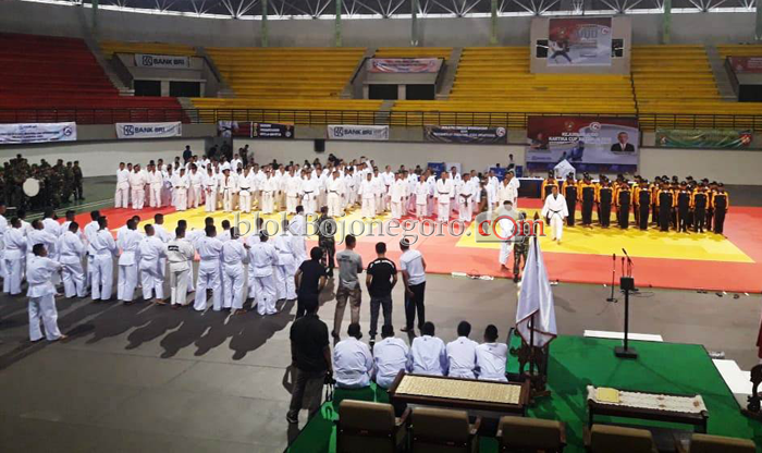 Seluruh Atlet Judo Bojonegoro Hadiri Pembukaan Kejurnas