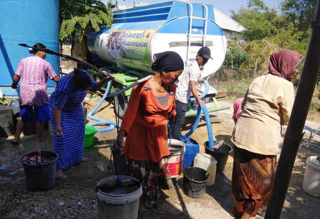 Hadapi Kekeringan, Tahun 2019 BPBD Siapkan 500 Tangki Air Bersih